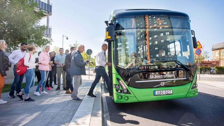 Buss som ersätter tåg