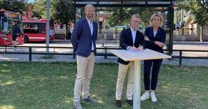 2022 skrev Södertälje kommun tillsammans med Nobina och Region Stockholm på en avsiktsförklaring för att utveckla kollektivtrafiken i Södertälje