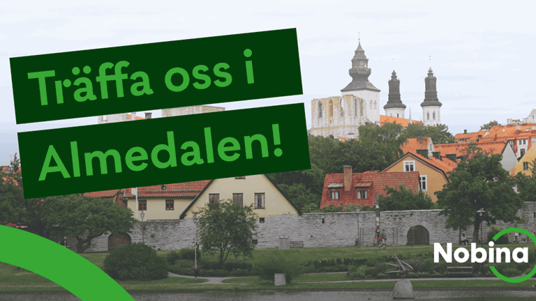 Träffa oss i Almedalen 23-27 juni, bild från Visby