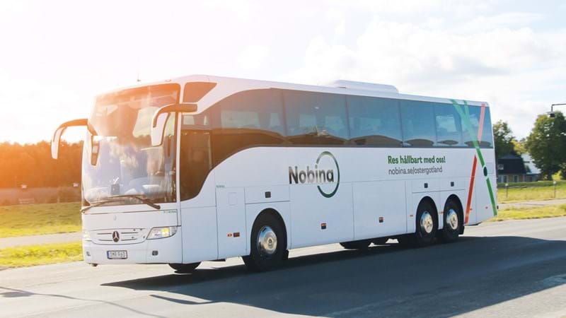 Hyr buss för alla olika tillfällen hos Nobina i Östergötland.